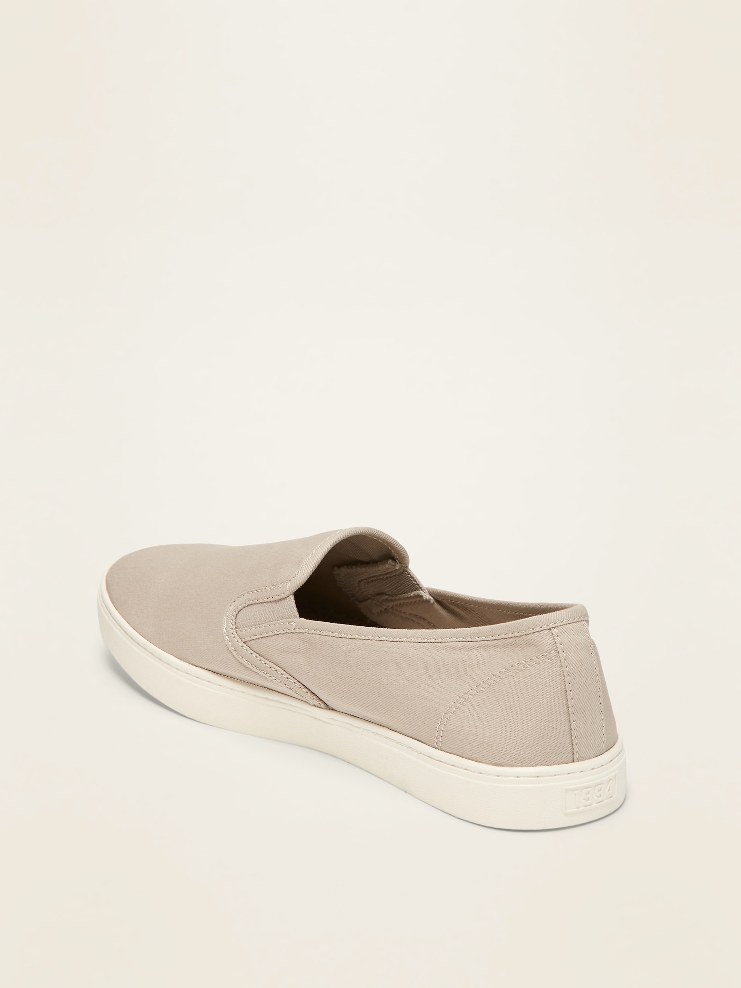 womens navy canvas slip on shoes