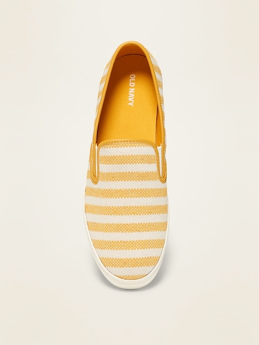 Image number 3 showing, Striped Textured Slip-Ons