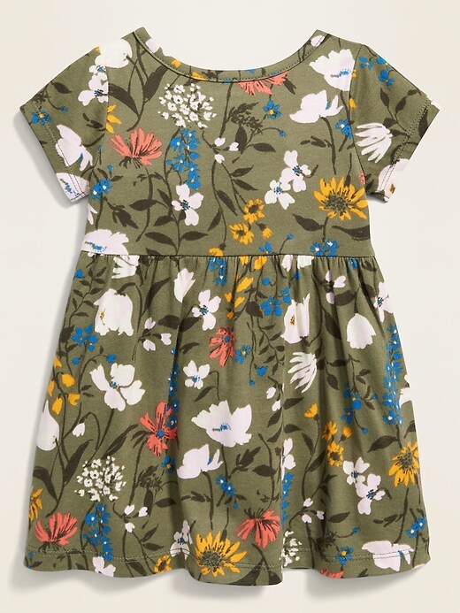 View large product image 2 of 2. Printed Jersey Fit & Flare Dress for Baby