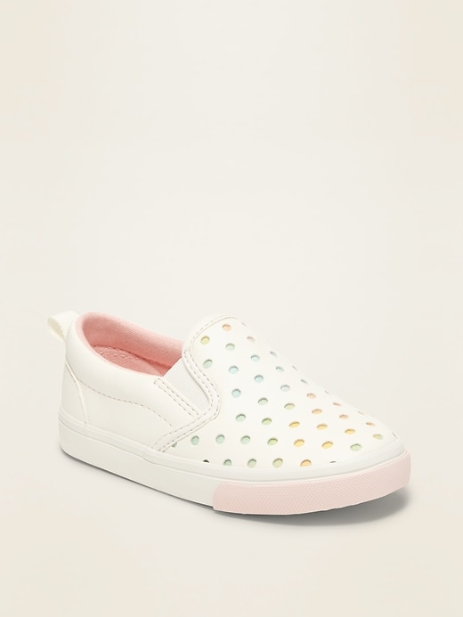 Unisex Perforated Slip-Ons for Toddler