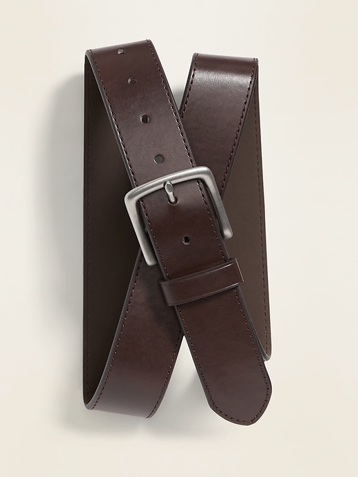 Old Navy Brown Faux-Leather Belt for Men. 1