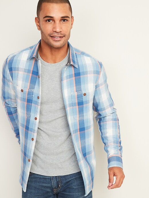 Image number 4 showing, Regular-Fit Plaid Twill Shirt