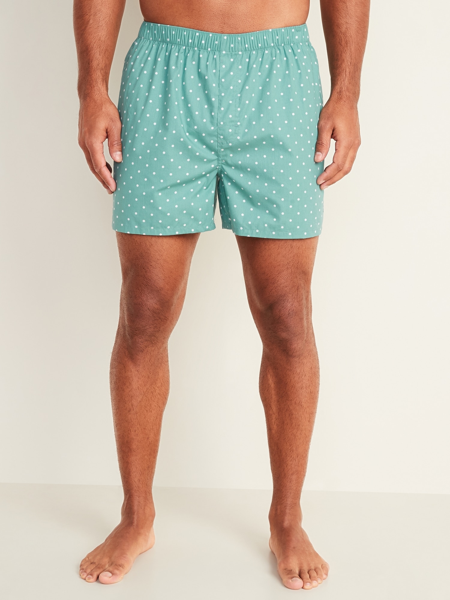 Soft-Washed Printed Boxer Shorts for Men