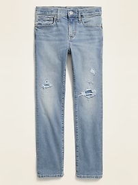 View large product image 3 of 3. Karate Built-In Flex Max Distressed Jeans For Boys