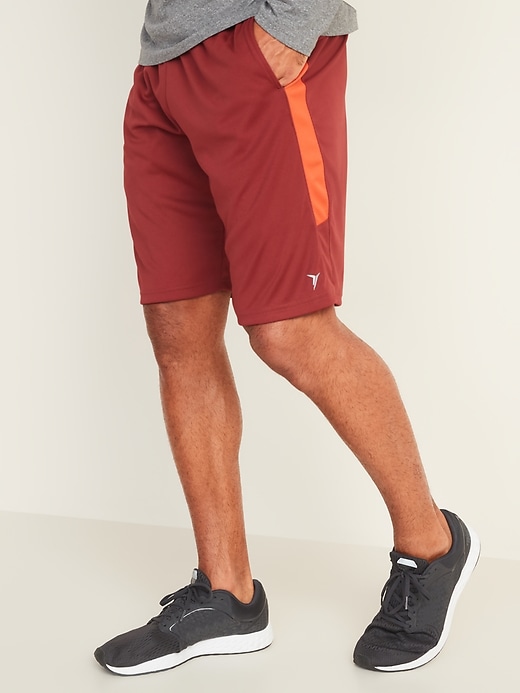 View large product image 1 of 2. Go-Dry Side-Panel Performance Shorts - 9-inch inseam