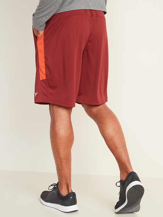 View large product image 2 of 2. Go-Dry Side-Panel Performance Shorts - 9-inch inseam
