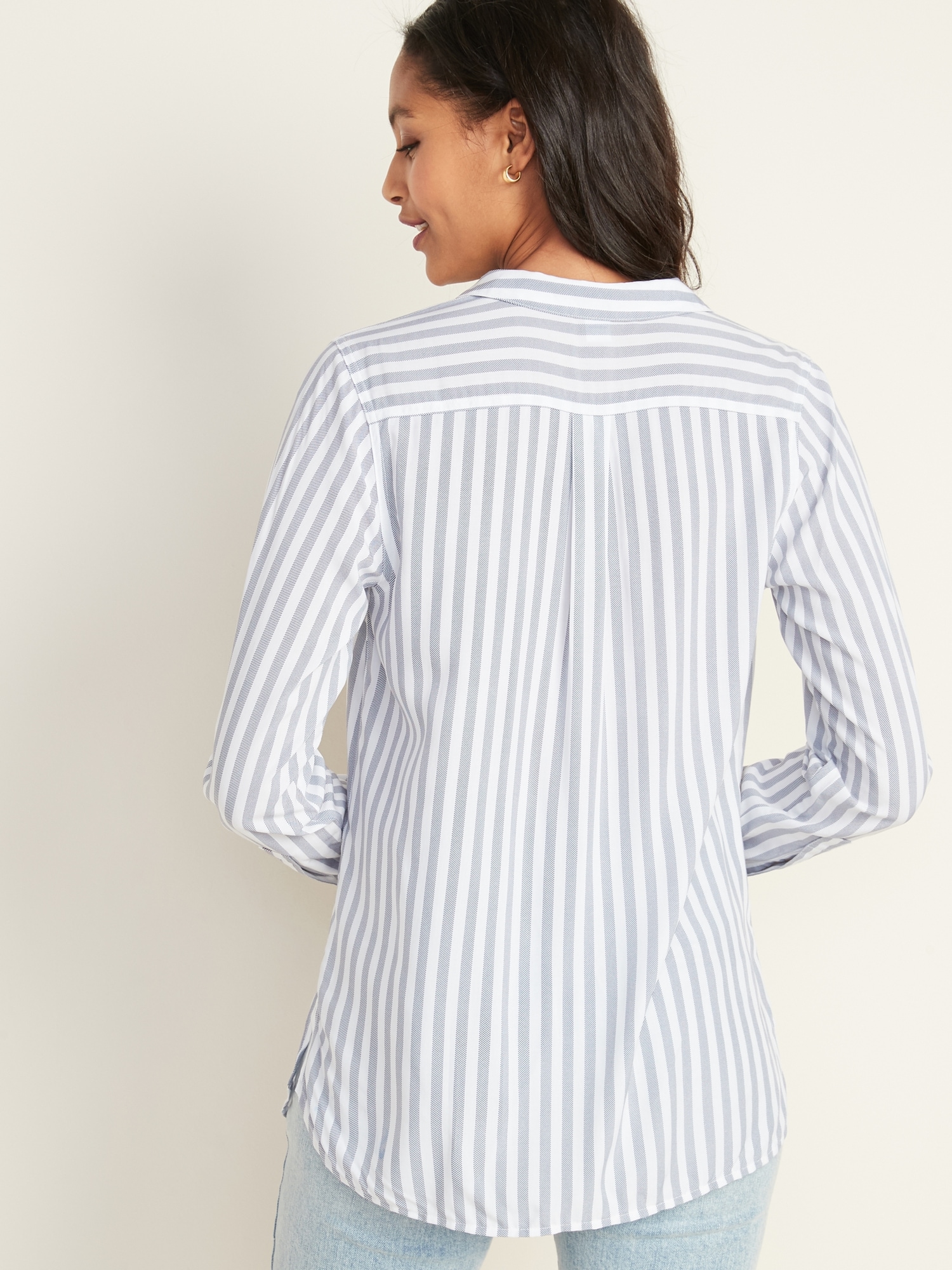 Striped Pocket Shirt for Women | Old Navy