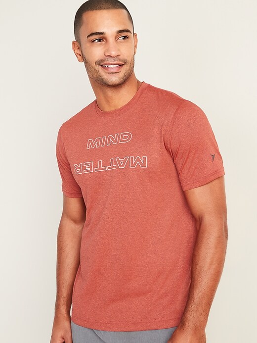 Image number 1 showing, Go-Dry Cool Odor-Control Core Graphic Tee