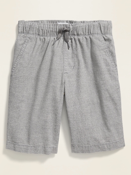 View large product image 1 of 3. Straight Built-In Flex Textured Jogger Shorts For Boys