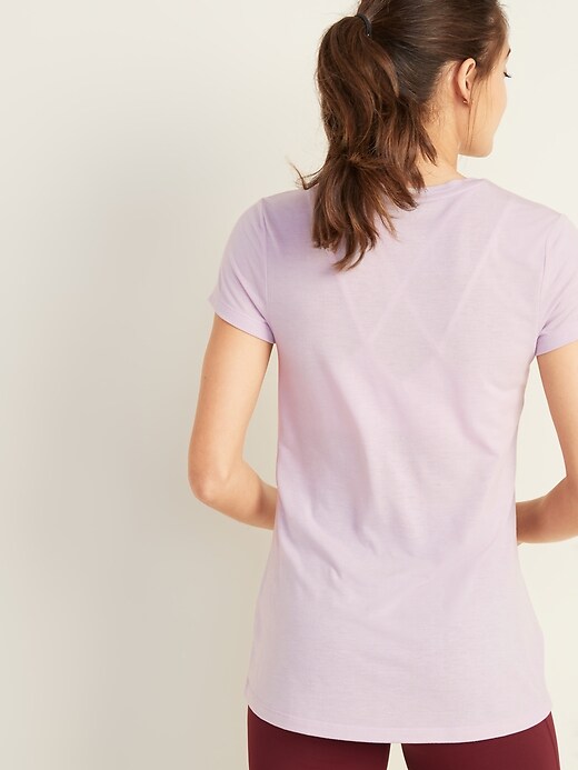 Image number 4 showing, V-Neck Performance Tee for Women