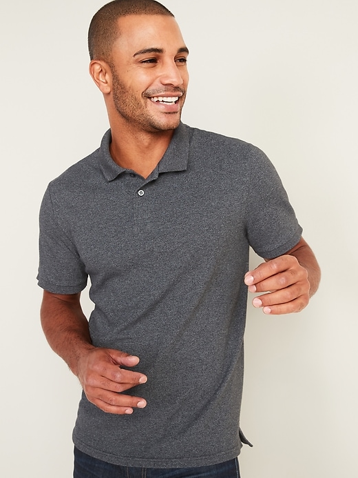 View large product image 1 of 3. Built-In Flex Moisture-Wicking Pique Pro Polo