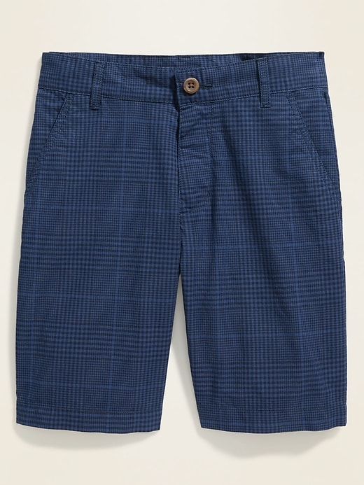 Straight Built-In Flex Madras Shorts for Boys | Old Navy