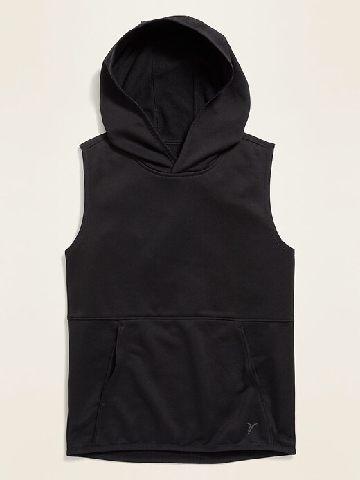 View large product image 1 of 1. Relaxed Sleeveless Go-Dry Pullover Hoodie For Boys