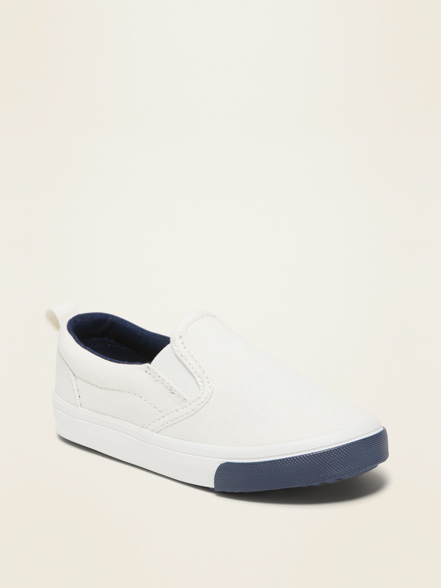 Unisex Color-Blocked Canvas Slip-Ons 