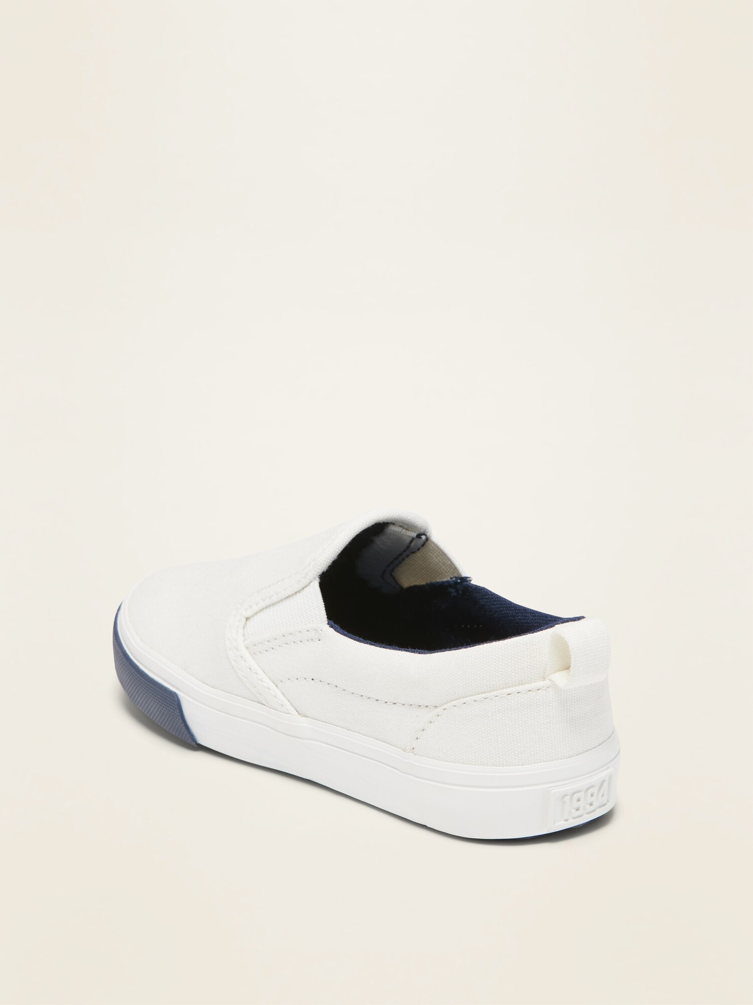 Color-Blocked Canvas Slip-Ons for 