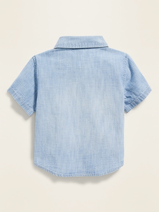 View large product image 2 of 2. Chambray Shirt for Baby