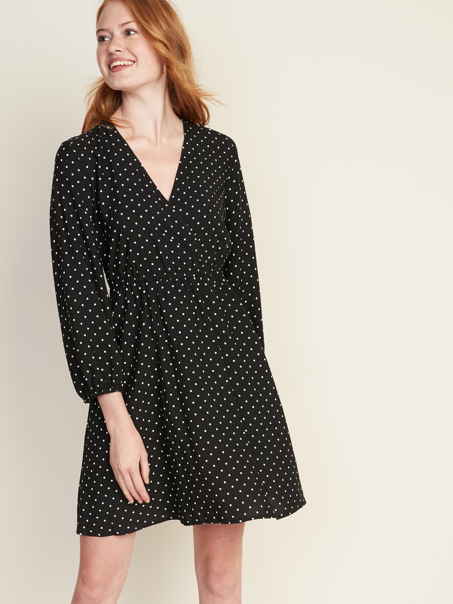 Warehouse spot outlet wrap dress