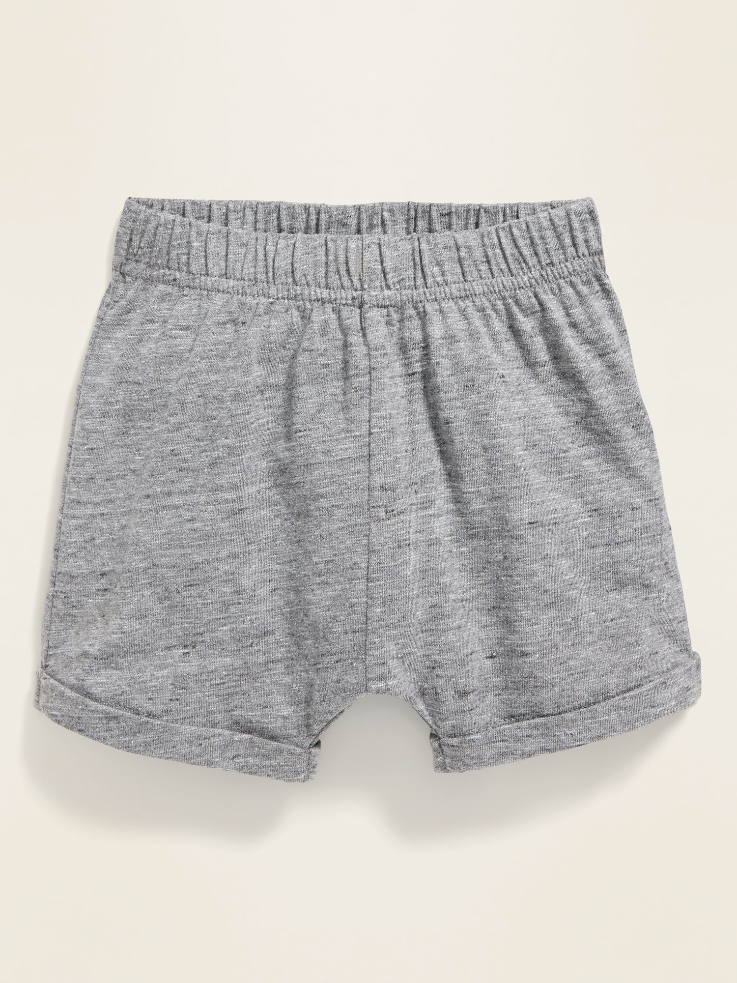 Slub-Knit Jersey Shorts for Baby