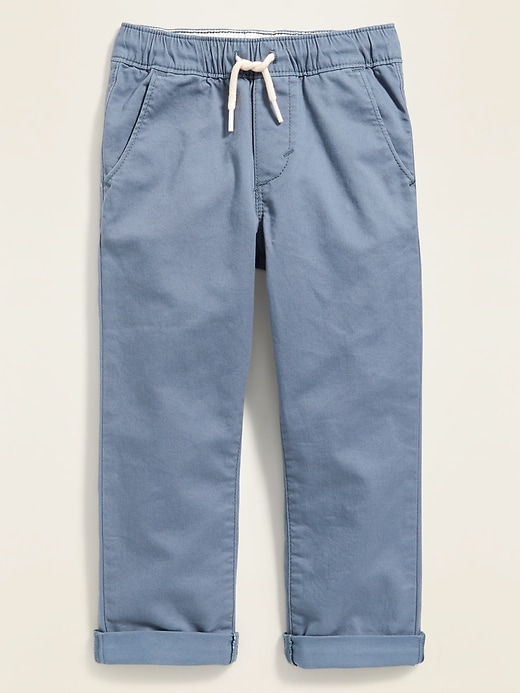 View large product image 1 of 2. Relaxed Pull-On Twill Pants for Toddler Boys
