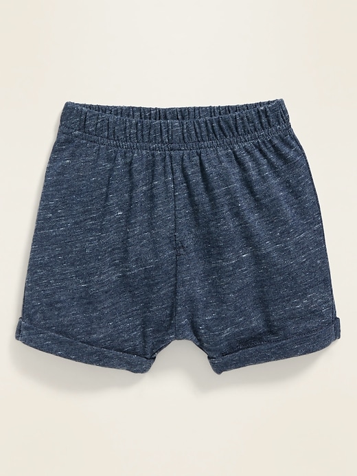 View large product image 1 of 2. Slub-Knit Jersey Shorts for Baby