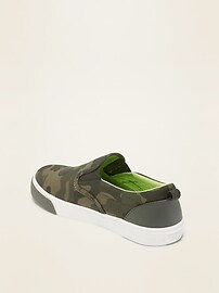 View large product image 3 of 3. Camo Slip-Ons for Boys