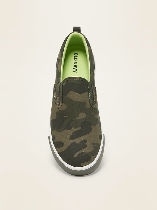 View large product image 2 of 3. Camo Slip-Ons for Boys