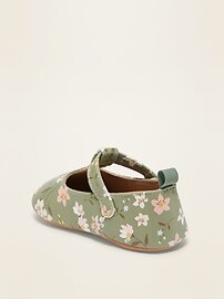 View large product image 3 of 4. Floral Faux-Leather Mary-Janes for Baby