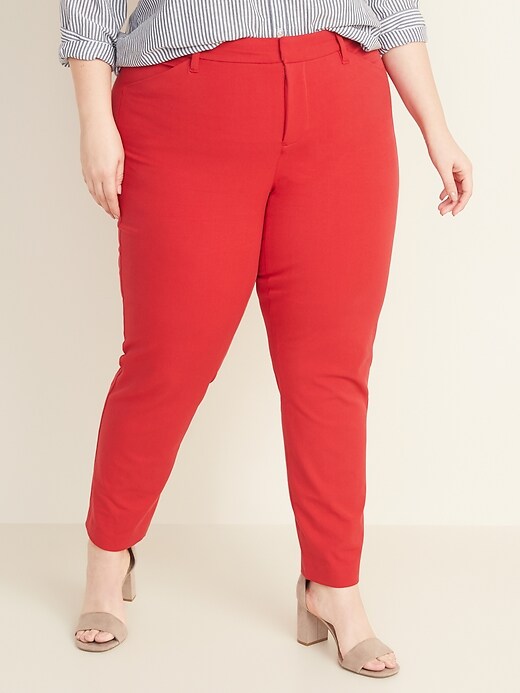 Old Navy High-Waisted Secret-Smooth Pockets Plus-Size Pixie Pants. 1