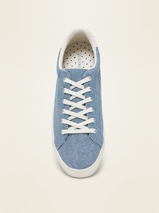 Image number 3 showing, Lace-Up Textile Sneakers