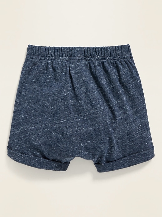 View large product image 2 of 2. Slub-Knit Jersey Shorts for Baby