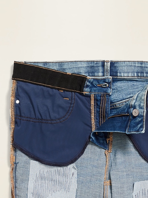 Image number 4 showing, High-Waisted Secret-Slim Pockets + Waistband Distressed Rockstar Jeans