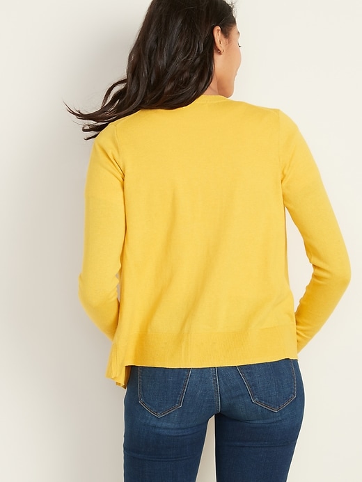 Image number 2 showing, Crew-Neck Cardigan for Women