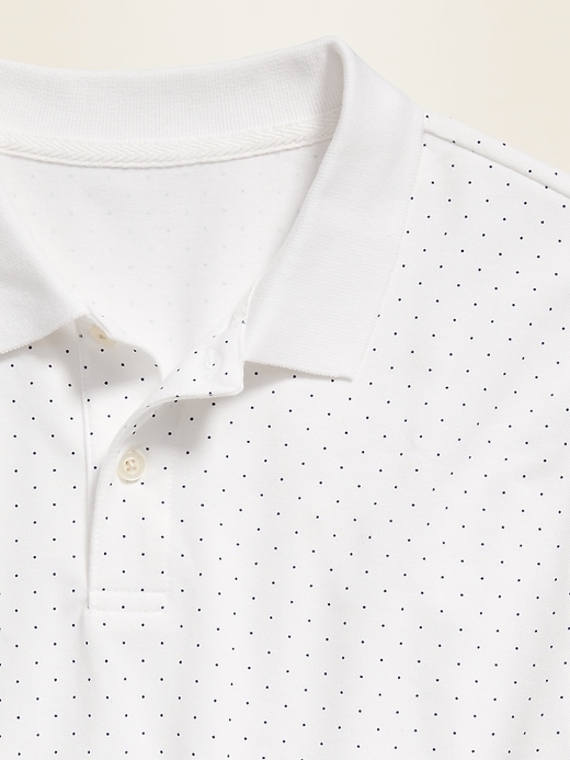 Moisture-Wicking Printed Pro Polo for Men