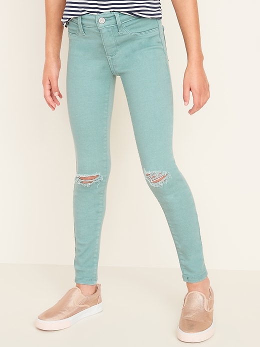 old navy khaki jeggings