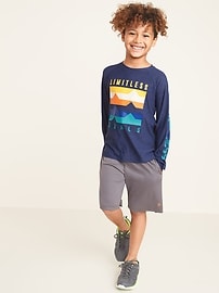 View large product image 3 of 3. Graphic Ultra-Soft Breathe On Go-Dry Tee For Boys