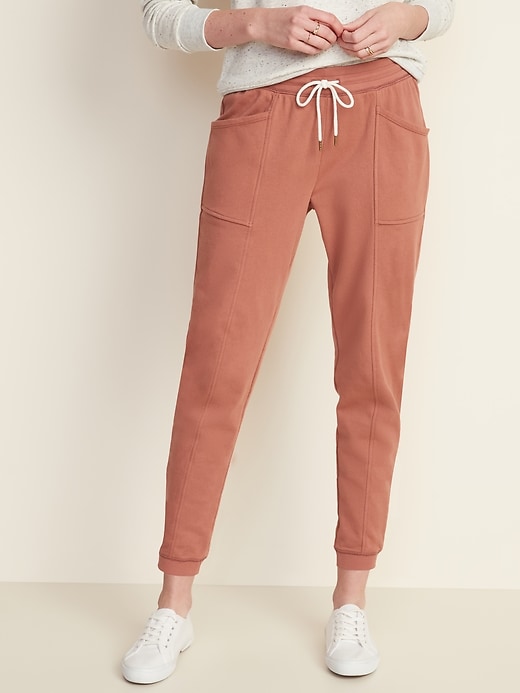 View large product image 1 of 1. Mid-Rise French-Terry Utility Street Joggers