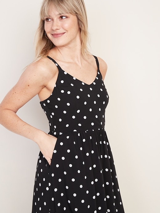 old navy fit and flare cami dress