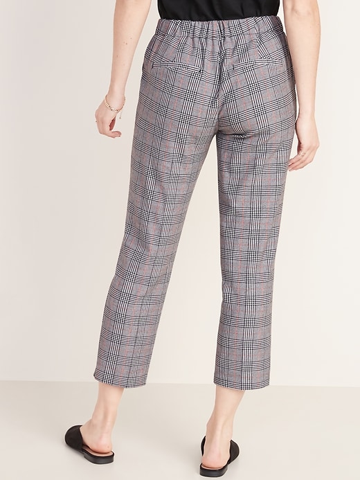 View large product image 2 of 3. Mid-Rise Pull-On Straight Pants for Women