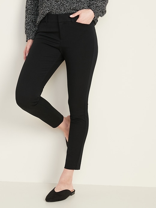 View large product image 1 of 3. All-New Mid-Rise Pixie Ankle Pants for Women