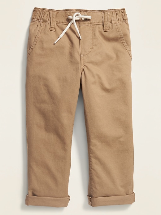 View large product image 1 of 1. Relaxed Pull-On Anytime Chinos for Toddler Boys