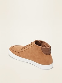 View large product image 3 of 3. Faux-Suede Mid-Top Moccasins