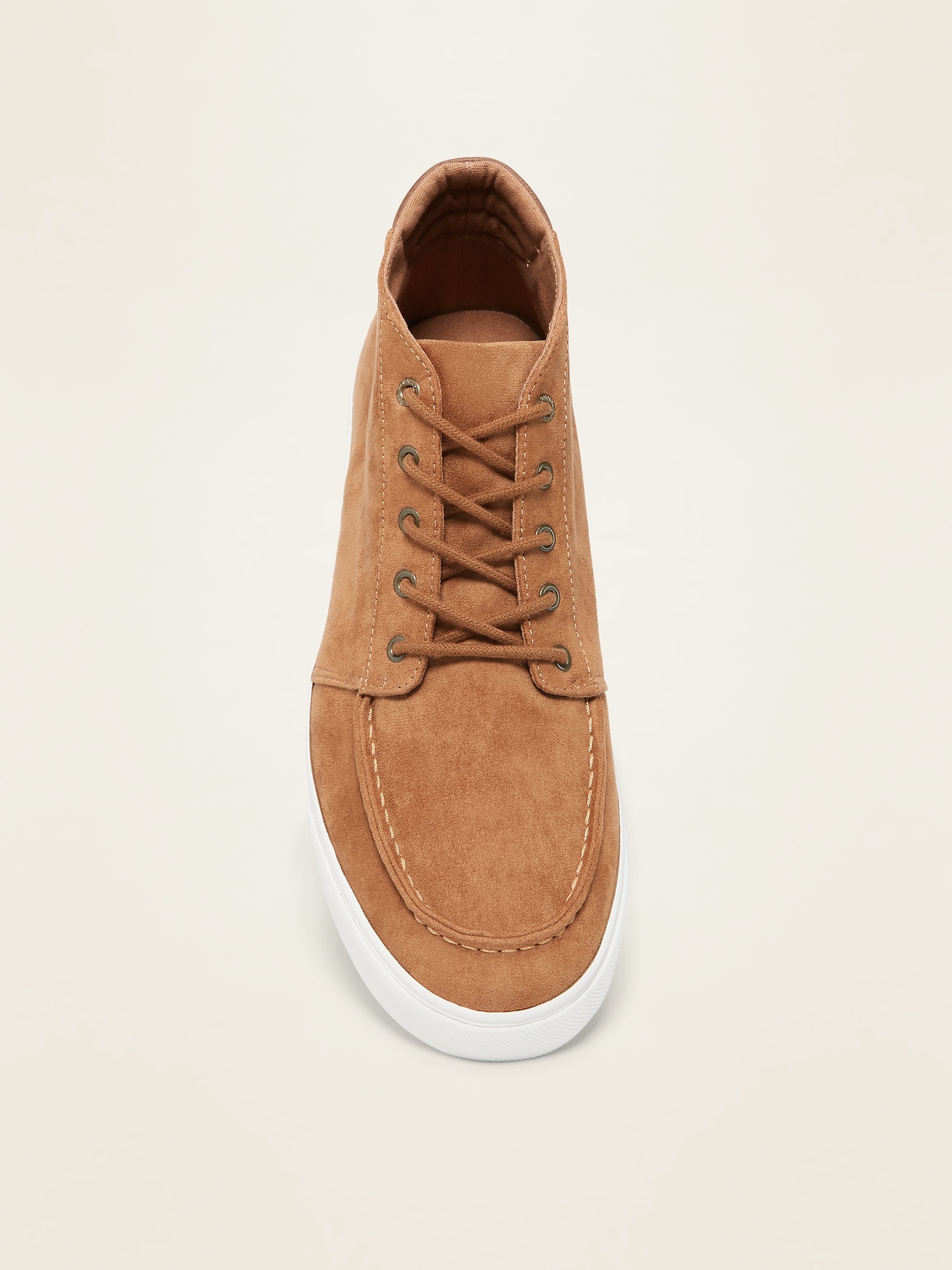 Faux-Suede Mid-Top Moccasins for Men 