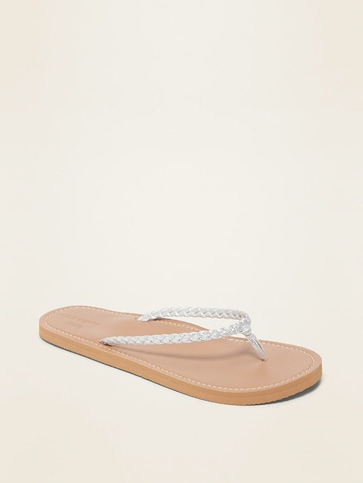 View large product image 1 of 1. Braided Capri Sandals for Girls