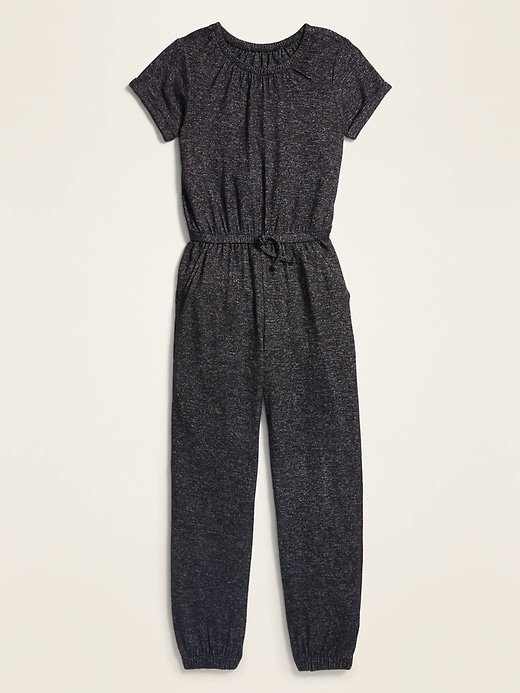 View large product image 2 of 3. Plush-Knit Jumpsuit for Girls