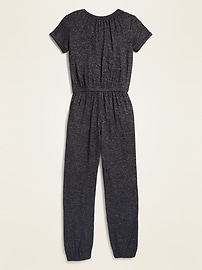 View large product image 3 of 3. Plush-Knit Jumpsuit for Girls