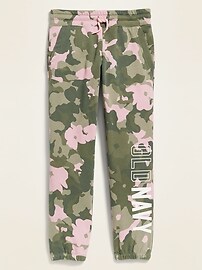 View large product image 3 of 3. Relaxed Logo-Graphic Sweatpants for Girls