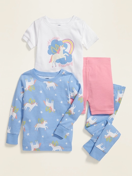 View large product image 1 of 2. 4-Piece "Always Dreaming" Pajama Set for Toddler & Baby