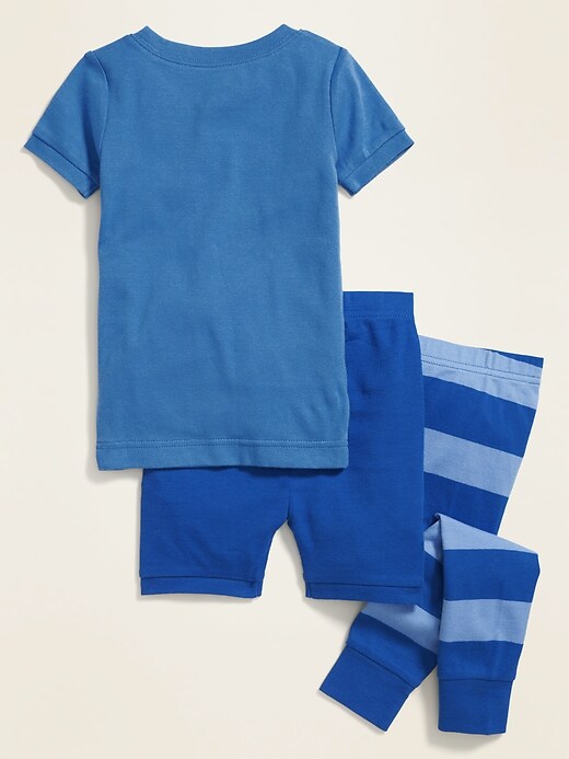 View large product image 2 of 2. Dinosaur Submarine-Graphic 3-Piece Pajama Set for Toddler & Baby
