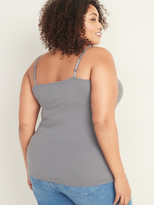Image number 2 showing, First-Layer Plus-Size V-Neck Cami