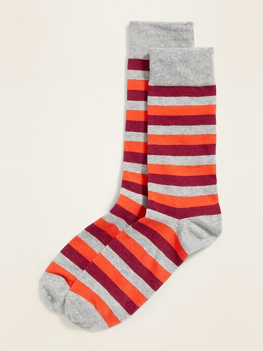 View large product image 1 of 1. Printed Crew Socks